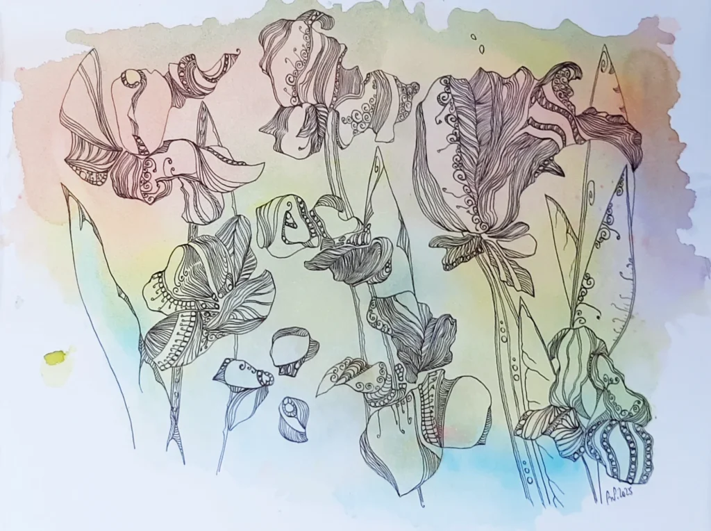 Jardin botanique | Aquarelles (format 27,5×38,5 cm)