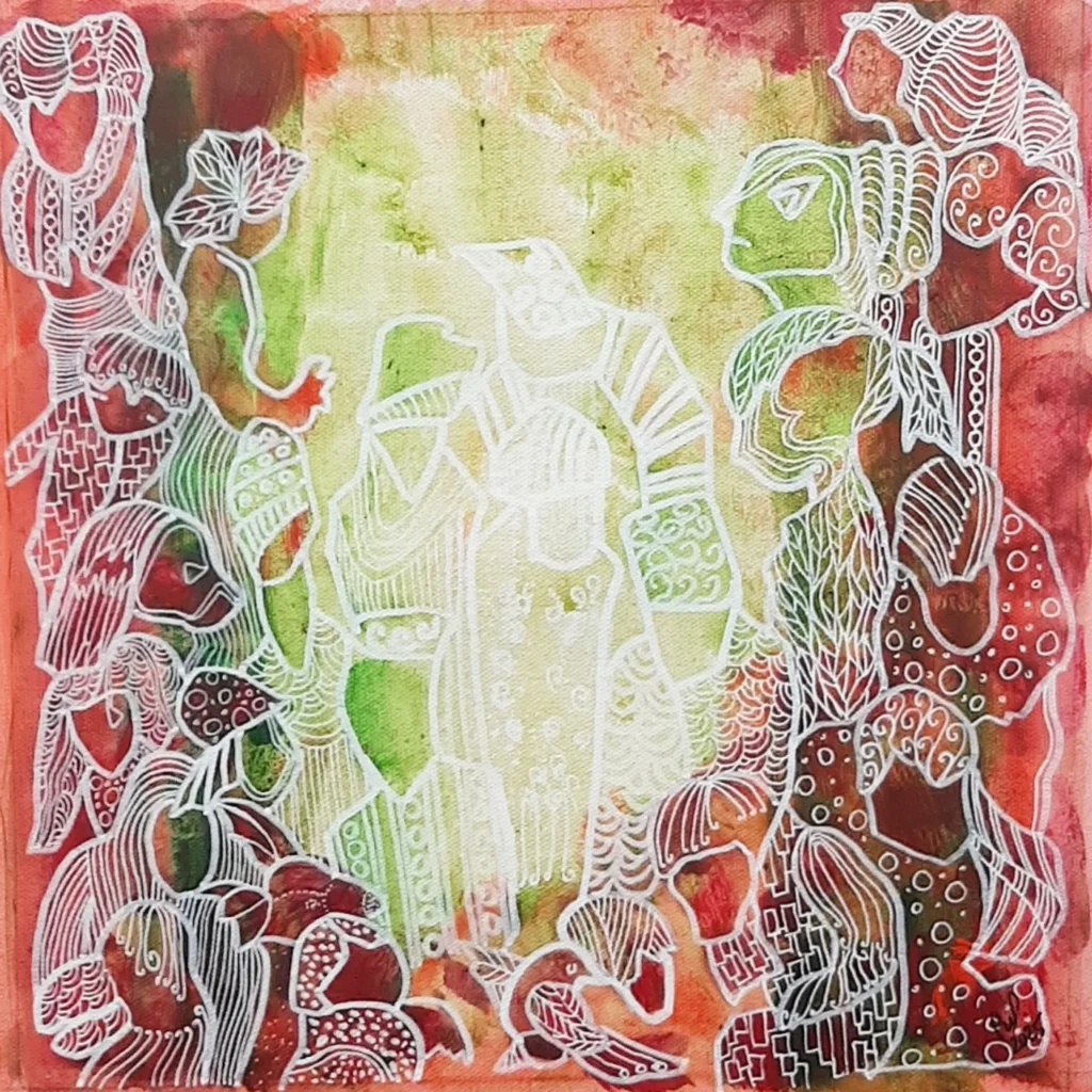 Espèces | Acryliques sur toiles | formats 30×30 cm