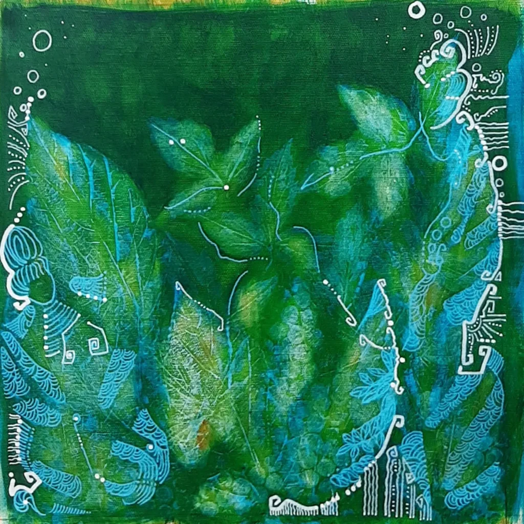 Génies | Acryliques sur toiles | formats 30×30 cm