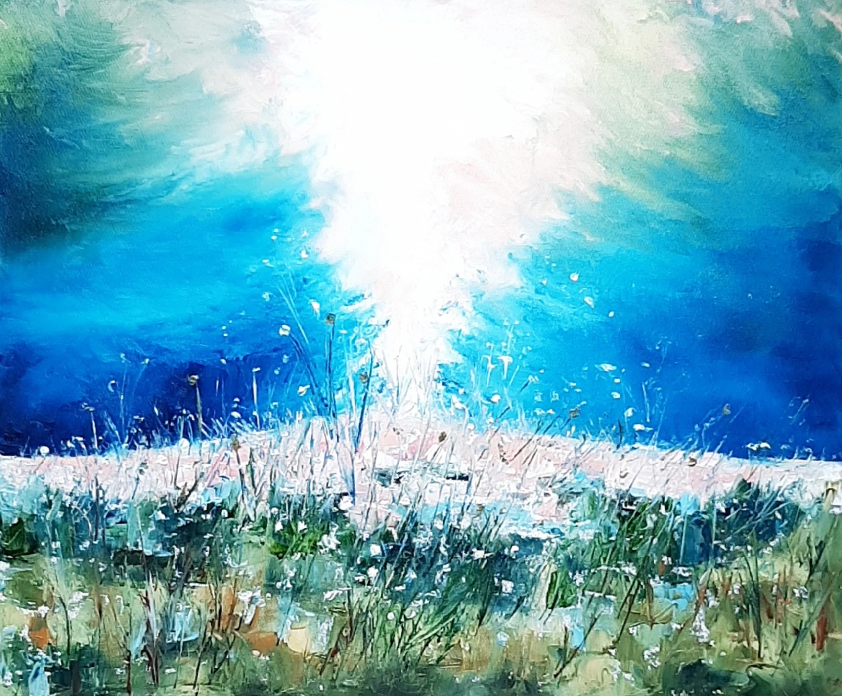 Prairie | Huiles sur toiles ( Formats 46×55 cm ou 38×46 cm)