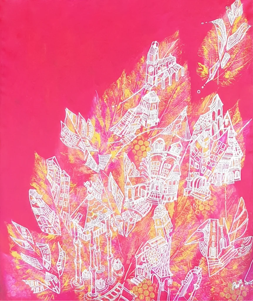 Temples | Acryliques sur toiles (formats 50 ×60)