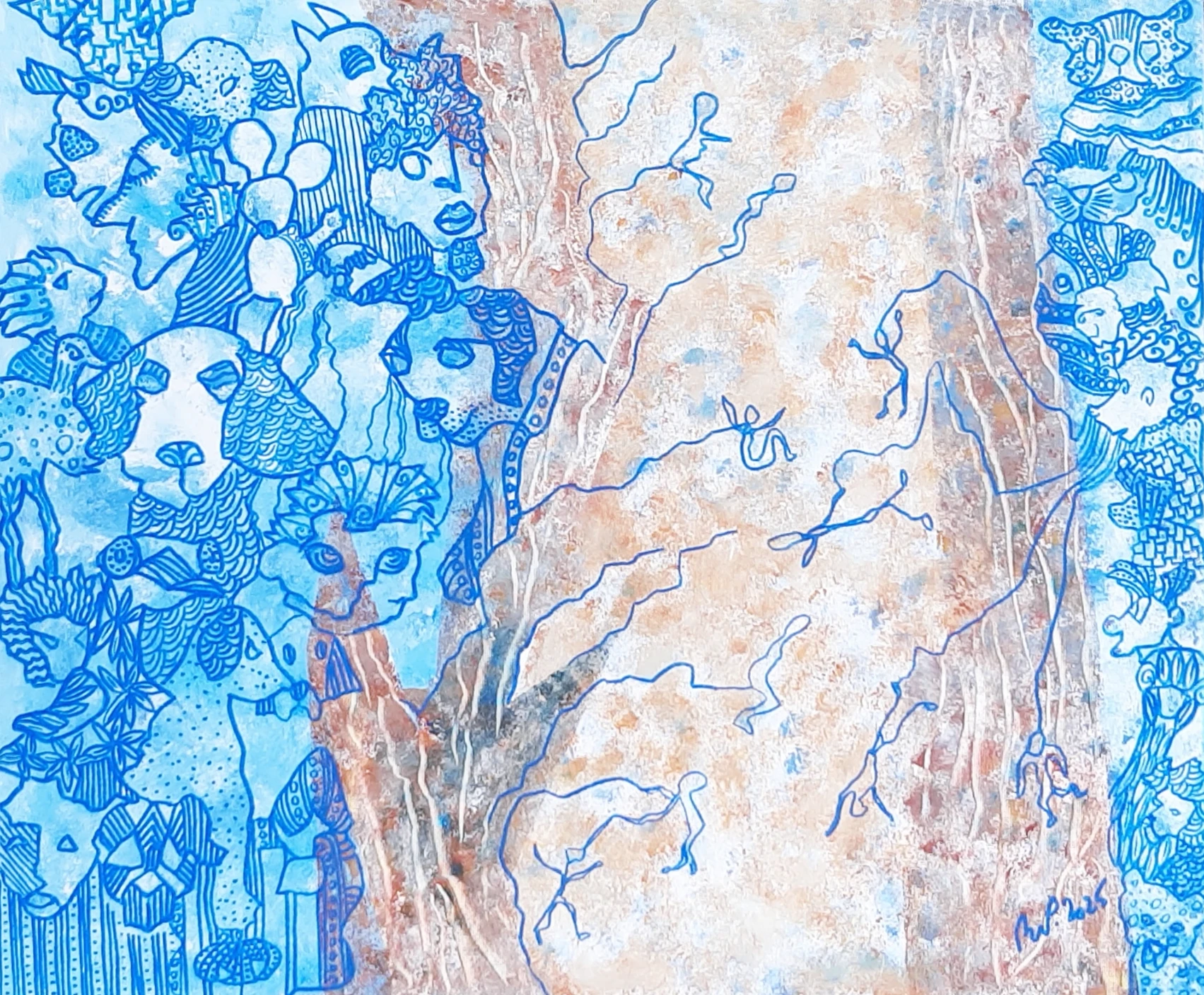 Biotope | Acryliques sur toiles (formats 50 ×60)